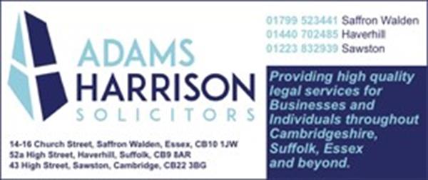 Advert for Adams Harrison