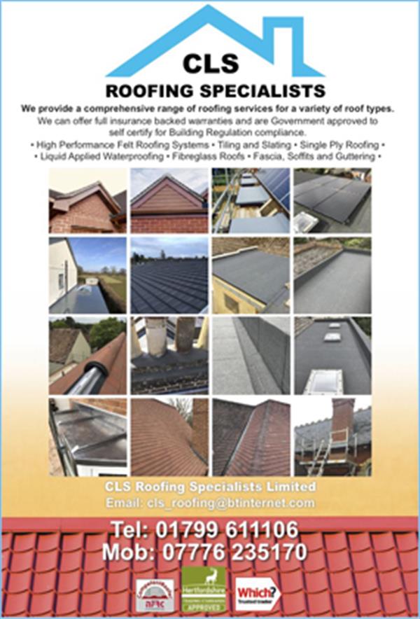 Advert for C L S Roofing Specialists