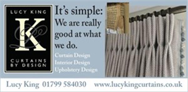 Advert for Lucy King Curtains By Design