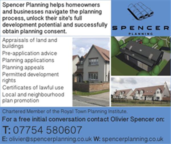 Advert for Spencer Planning Ltd