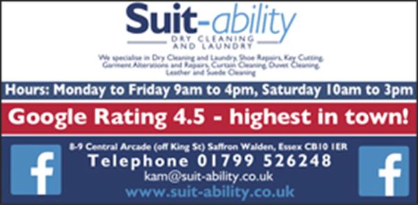 Advert for Suitability Dry Cleaning