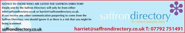 Advert for Saffron Directory